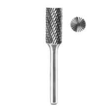 Борфреза твердосплавна циліндрична 12х25 хвостовик 6 мм (ріжучий торець)