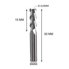Фреза кінцева для ЧПУ DJTOL D6-l15-L50 DAE2-06